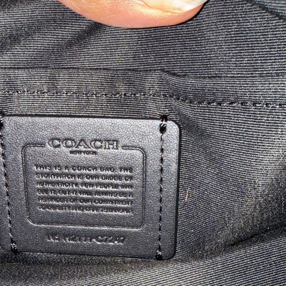 Coach Black Crossbody Bag with Pink and Purple Star Pattern (2pcs) - Picture 2 of 8